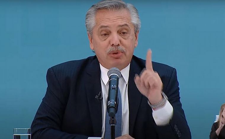 Alberto Fernández encabezó un acto en el Museo del Bicentenario.