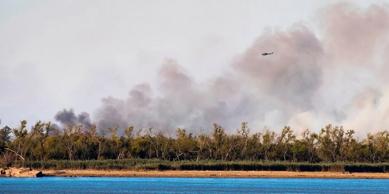 Los incendios en las islas del Delta del Paraná, un gran problema para Rosario.
