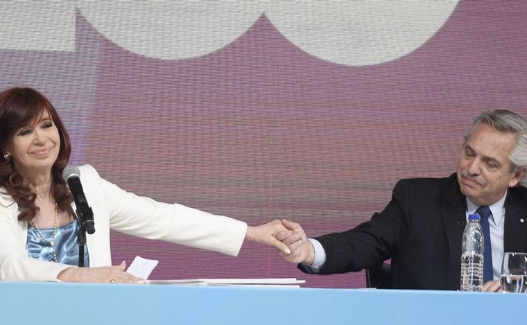 FOTO: Alberto Fernández y Cristina Kirchner se reunieron en Olivos (Foto: archivo).