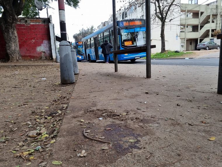 Escena de terror: el lugar en el que balearon a la bailarina y mataron a su madre.