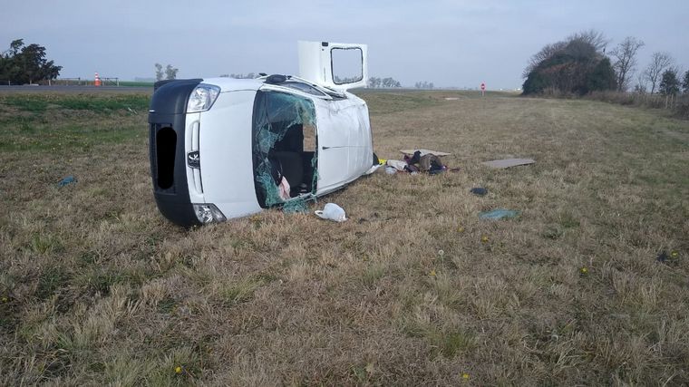 Fatal siniestro entre camión y utilitario en ruta 34, a la altura de Cañada Rosquin.