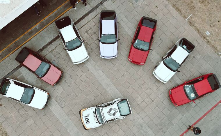 Todas las "Fuego", junto a la original de Juan María Traverso.