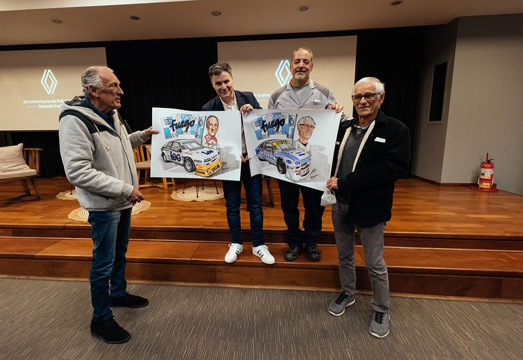 Un momento inolvidable en Renault Argentina, 40 años de la Fuego.