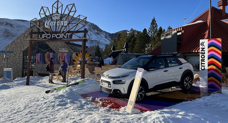 El Citroën C4 Cactus presente en Las Leñas.