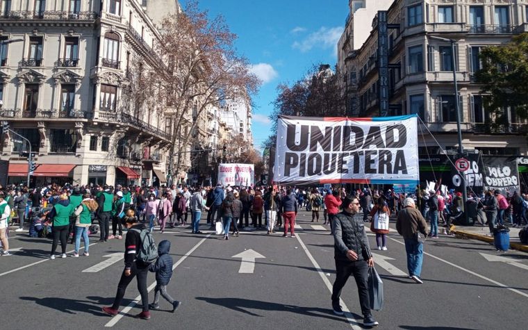 Se suspendió la marcha piquetera a la Rural de Palermo.