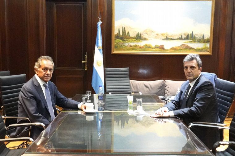 Daniel Scioli y Sergio Massa.