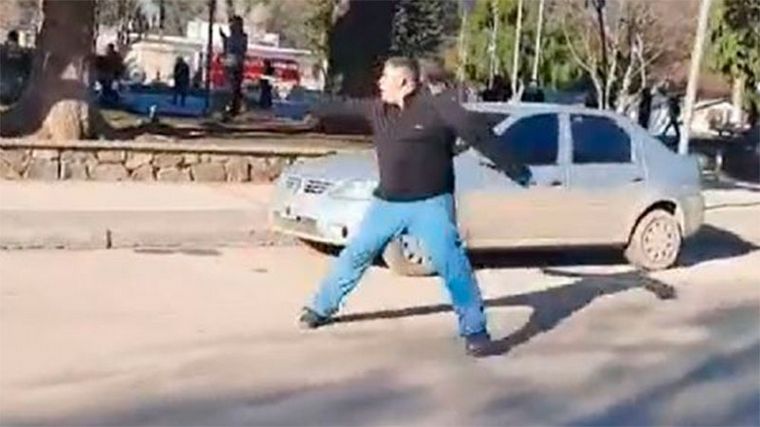 La imagen del agresor identificado como Pedro Jofré. 