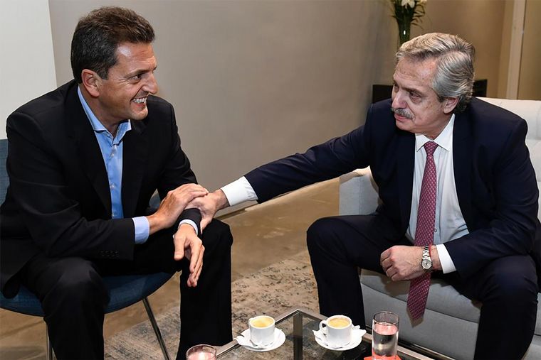 FOTO: Massa, el "superministro", y Alberto Fernández.