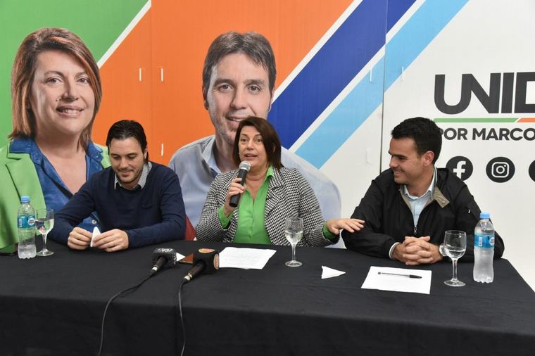 Verónica Crescente, candidata opositora en Marcos Juárez.