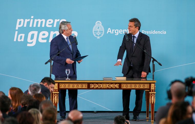 Sergio Massa juró como 