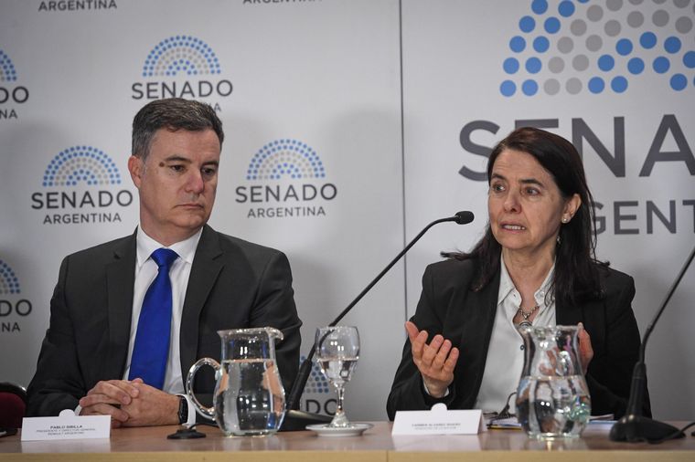 FOTO: Tres escuelas técnicas de la Provincia Córdoba fueron distinguidas en el Senado 