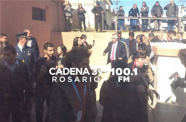 AUDIO: Alberto Fernández habló en el acto de reinauguración del tren Rosario-Cañada de Gómez