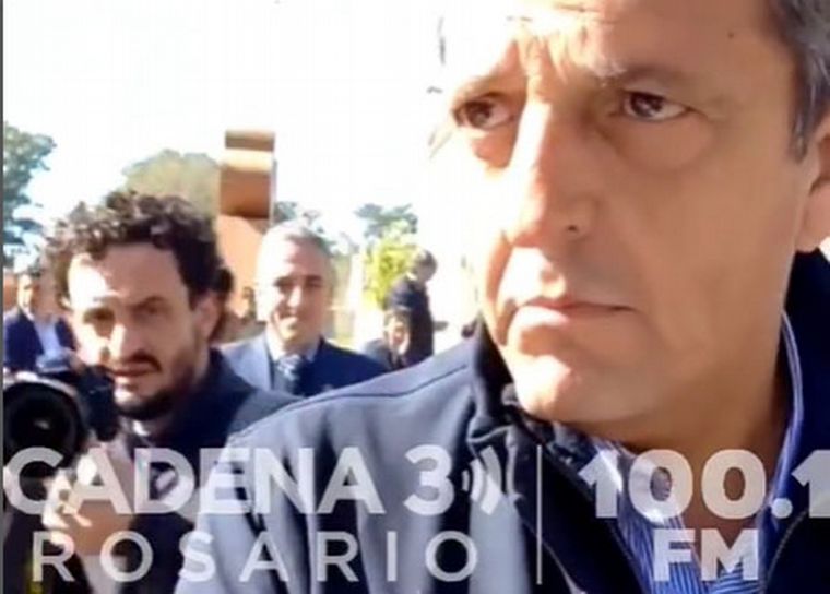 Momentos de tensión para Sergio Massa tras el acto en Santa Fe.