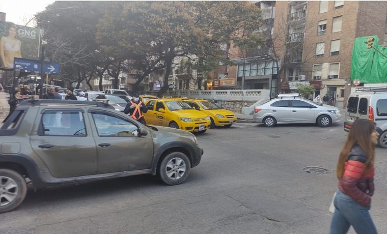El tránsito en la zona estuvo interrumpido por varias horas.