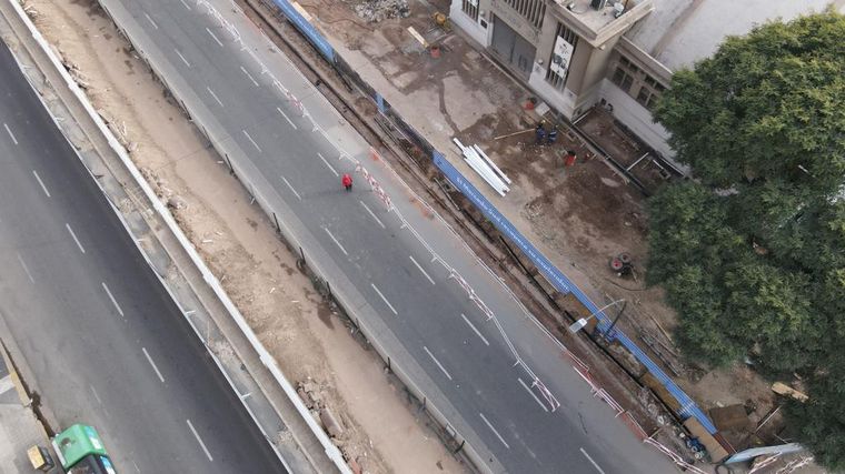 Evacuación masiva en el Mercado Sud por un caño de gas roto