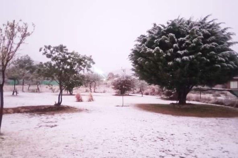 Nieve en Los Hornillos.