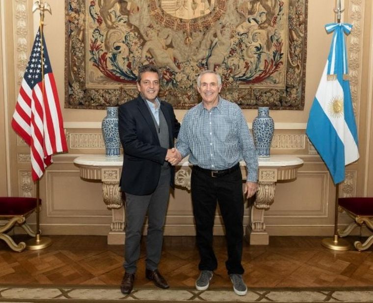 FOTO: Sergio Massa se reunió con el embajador de Estados Unidos