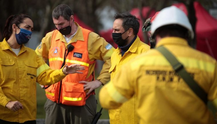 Cabandié viaja a Victoria por los incendios en el delta del Paraná (Archivo). 