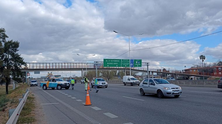 Choque con un menor herido en avenida Circunvalación y Pellegrini