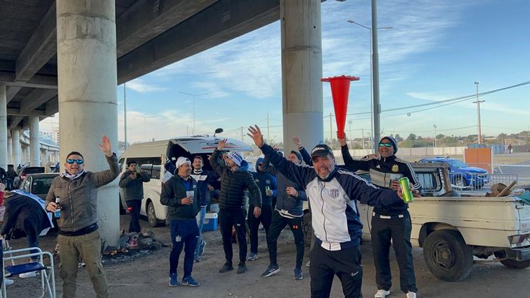 Los hinchas de Talleres, pura pasión.
