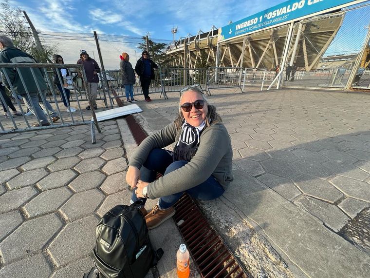 Los hinchas de Talleres, pura pasión.