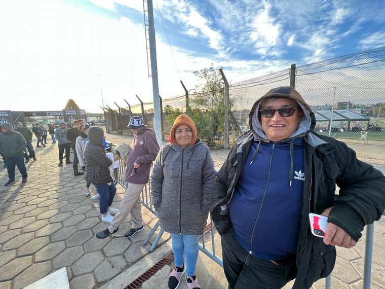 Los hinchas de Talleres, pura pasión.