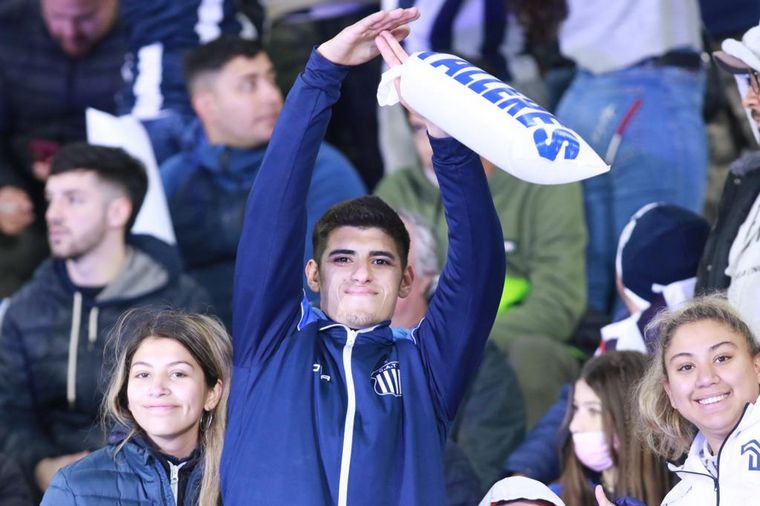 Los hinchas de Talleres, pura pasión.