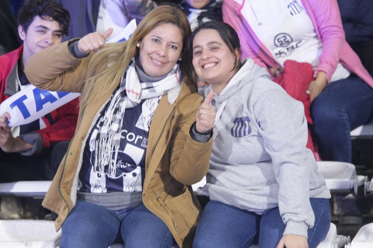 Los hinchas de Talleres, pura pasión.