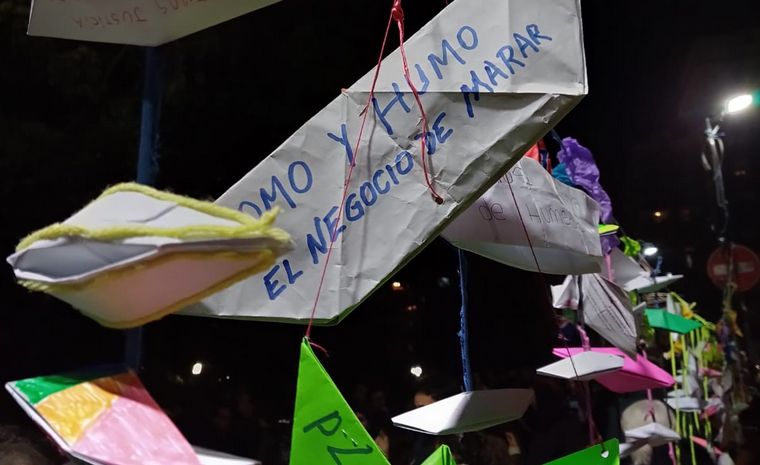 Masiva convocatoria para exigir el cese de las quemas en el delta del Paraná. 