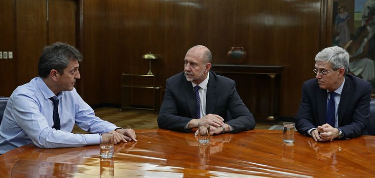 Perotti visitó a Massa con la escasez de divisas al tope de la agenda.