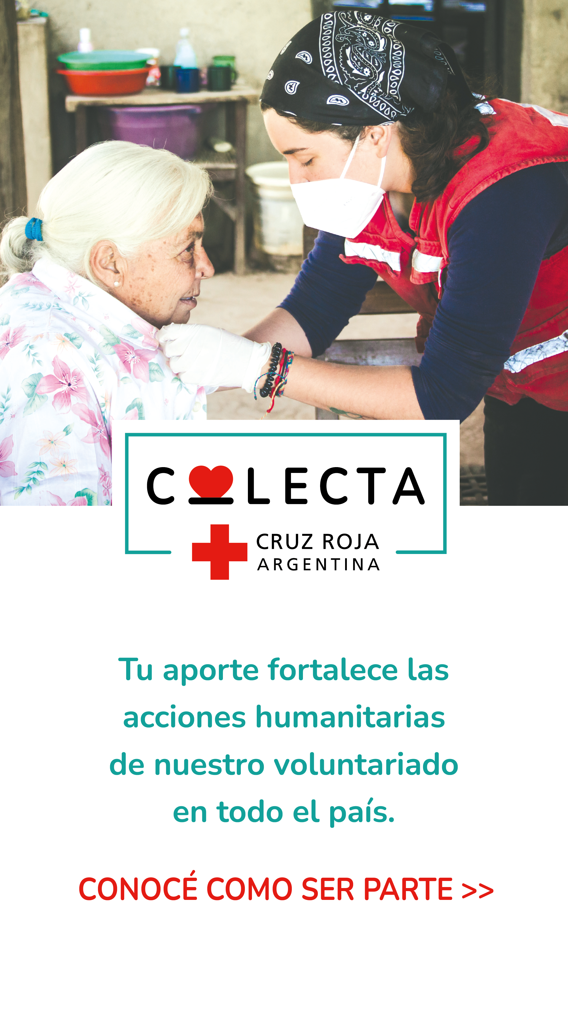 Llega la primera Colecta Cruz Roja Argentina.