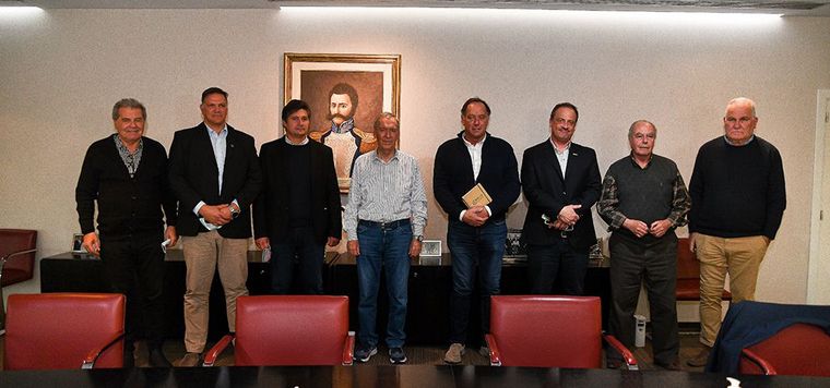 Del lado de la producción. El gobernador busca diferenciarse de la Nación.