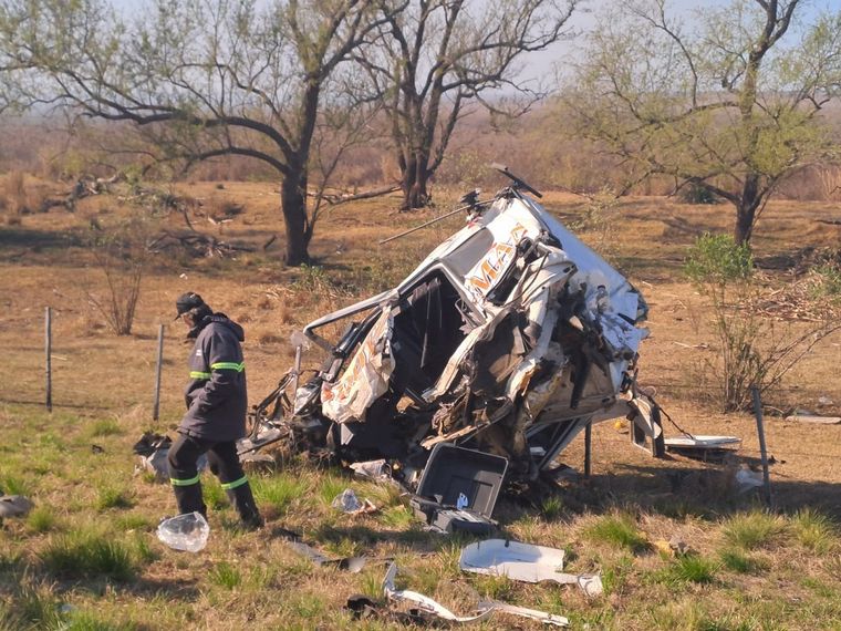 El choque se produjo en la conexión vial entre Rosario-Victoria. 