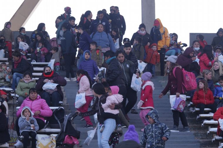 Una gran fiesta se vivió desde muy temprano en el Kempes por el Día de las Infancias.