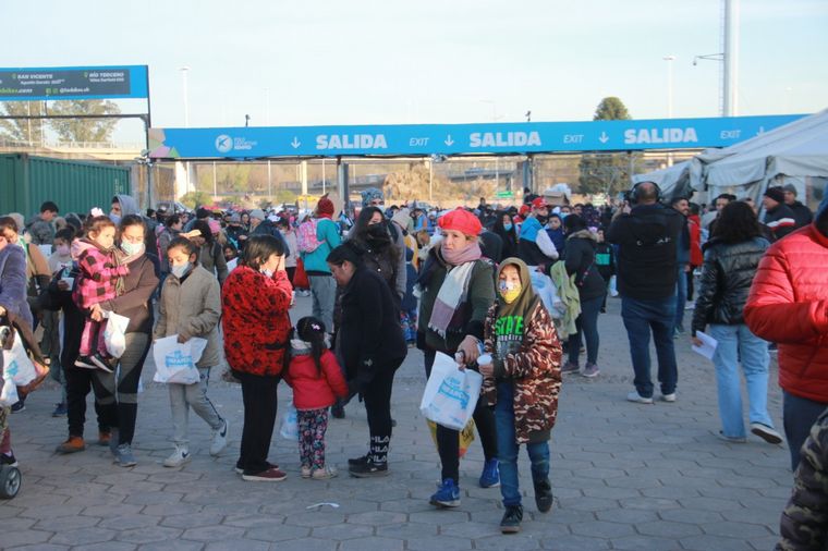 Una gran fiesta se vivió desde muy temprano en el Kempes por el Día de las Infancias.