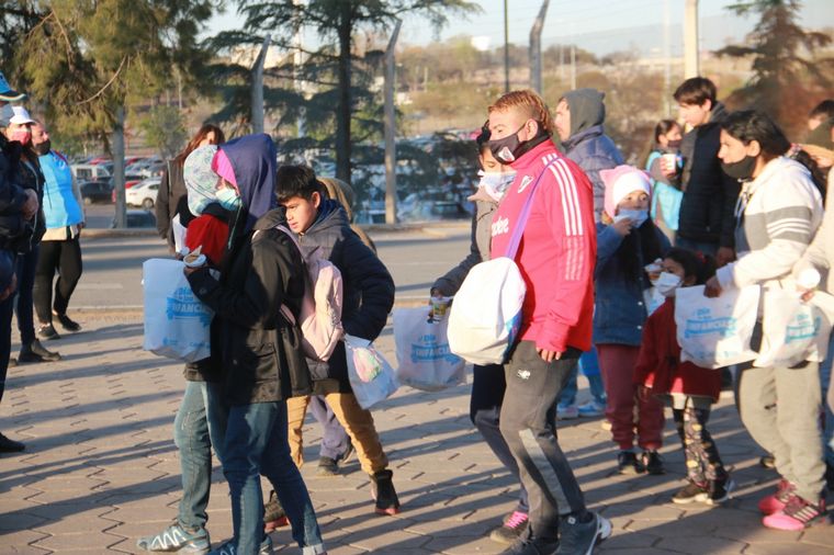 Una gran fiesta se vivió desde muy temprano en el Kempes por el Día de las Infancias.