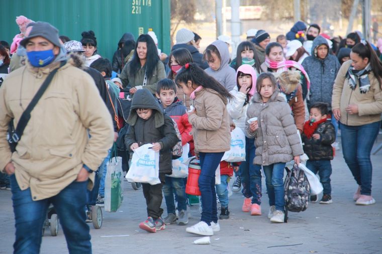 Una gran fiesta se vivió desde muy temprano en el Kempes por el Día de las Infancias.