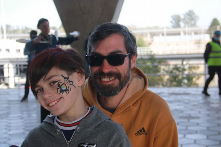 Una gran fiesta se vivió desde muy temprano en el Kempes por el Día de las Infancias.