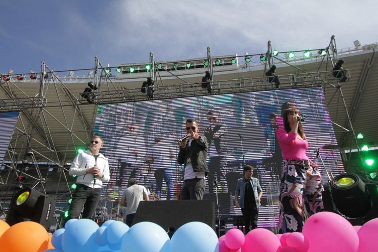 Éxito total en el festejo realizado en el estadio Mario Alberto Kempes.