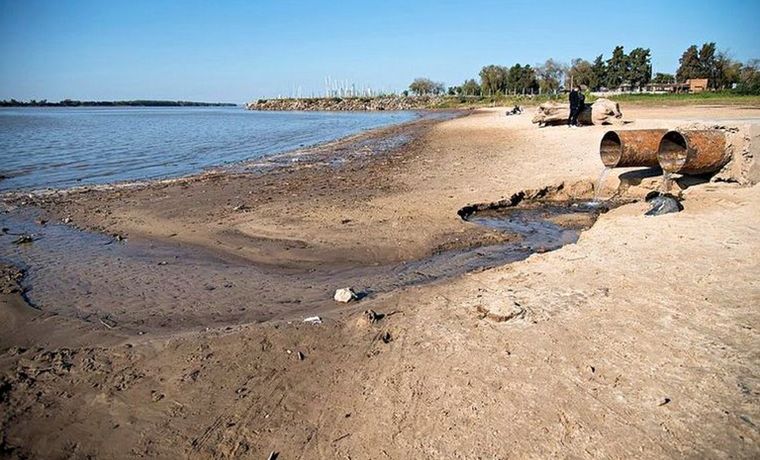 Bajante del Paraná.