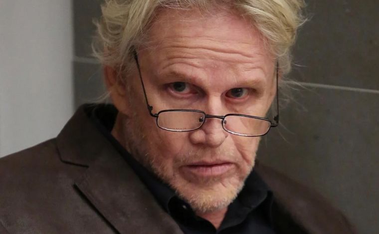 Gary Busey, un actor que edificó su fama en los 90 en películas de acción.