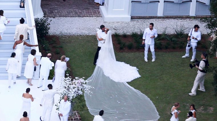 FOTO: Jennifer Lopez y Ben Affleck celebraron por segunda vez su boda a lo grande.