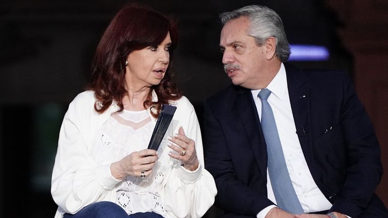 FOTO: Alberto Fernández respaldó a Cristina Kirchner ante el pedido de pena.