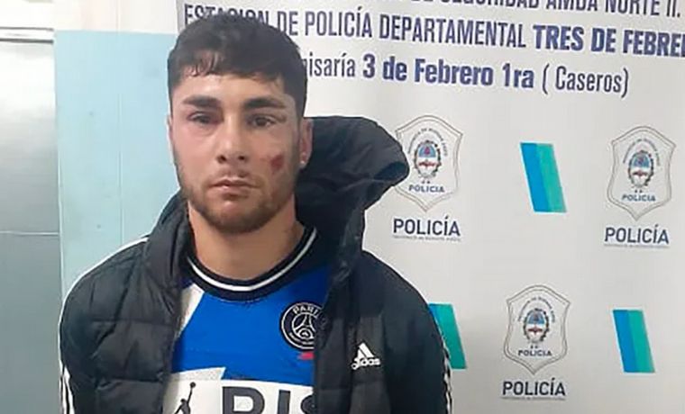 FOTO: El ex futbolista de River Ezequiel Cirigliano fue detenido por portación de armas.