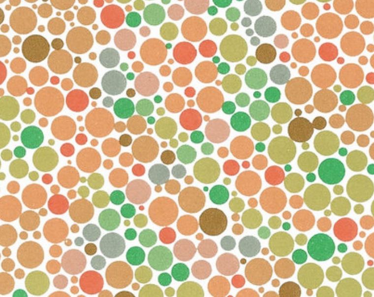 El test de Ishihara sirve para detectar el daltonismo