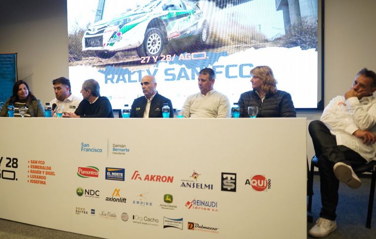Acto oficial del lanzamiento del Rally de San Francisco.