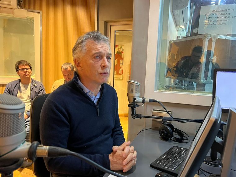 Mauricio Macri, en Cadena 3.