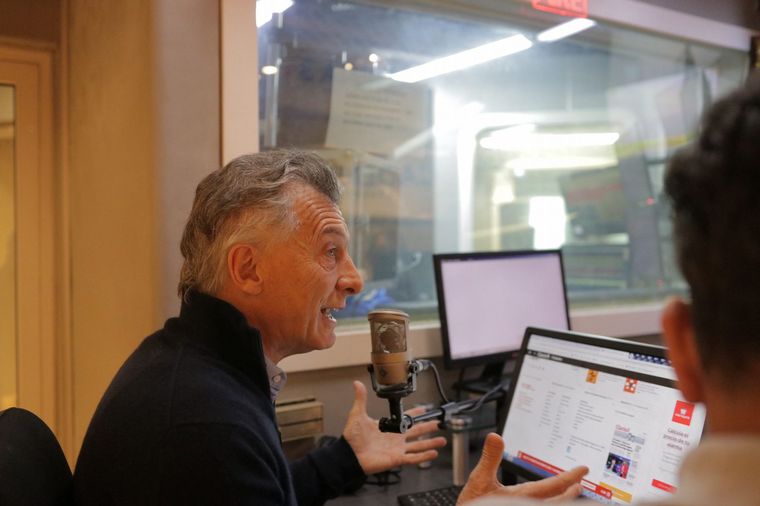Mauricio Macri, en Cadena 3.