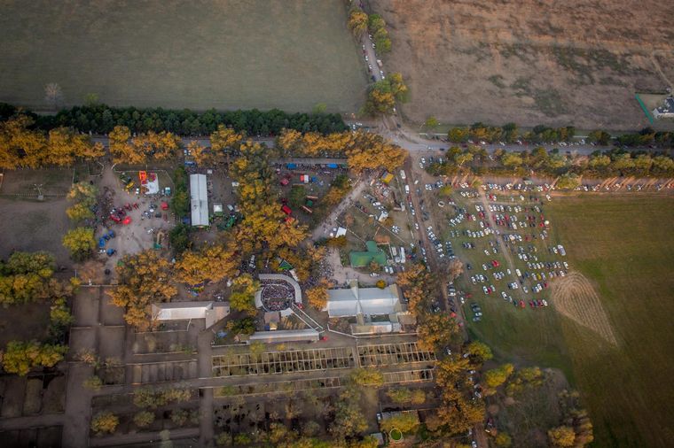 El predio ferial desde el aire