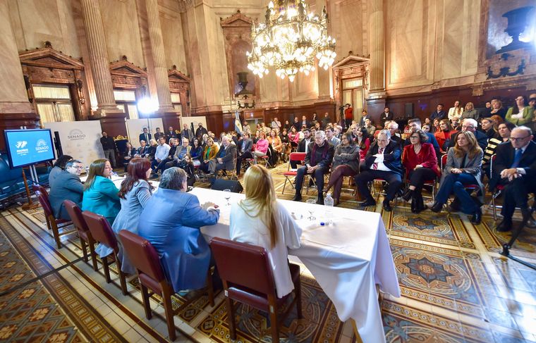 La vicepresidenta mantuvo un encuentro con la tropa de legisladores kirchneristas. 